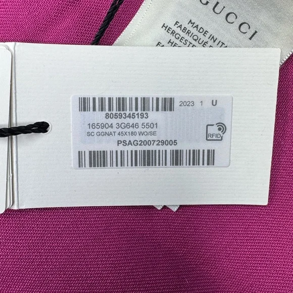 NWT Gucci | Logo Scarf - Picture 6 of 8